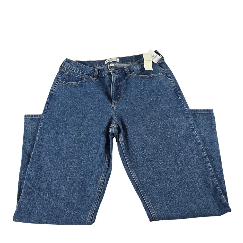Abercrombie & Fitch 90s straight mid rise curve love jeans size 31